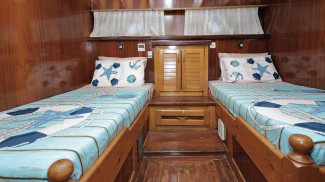 Kiralık gulet Gulet Koca Yusuf 1, twin yataklar